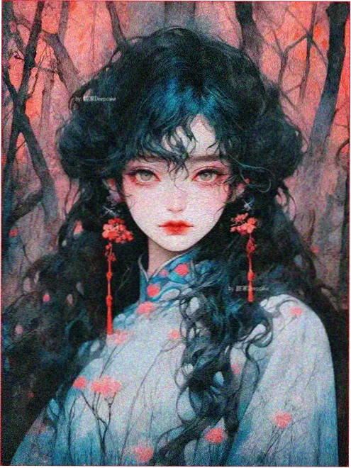 古代小说改编电影《雪落长安道》封面